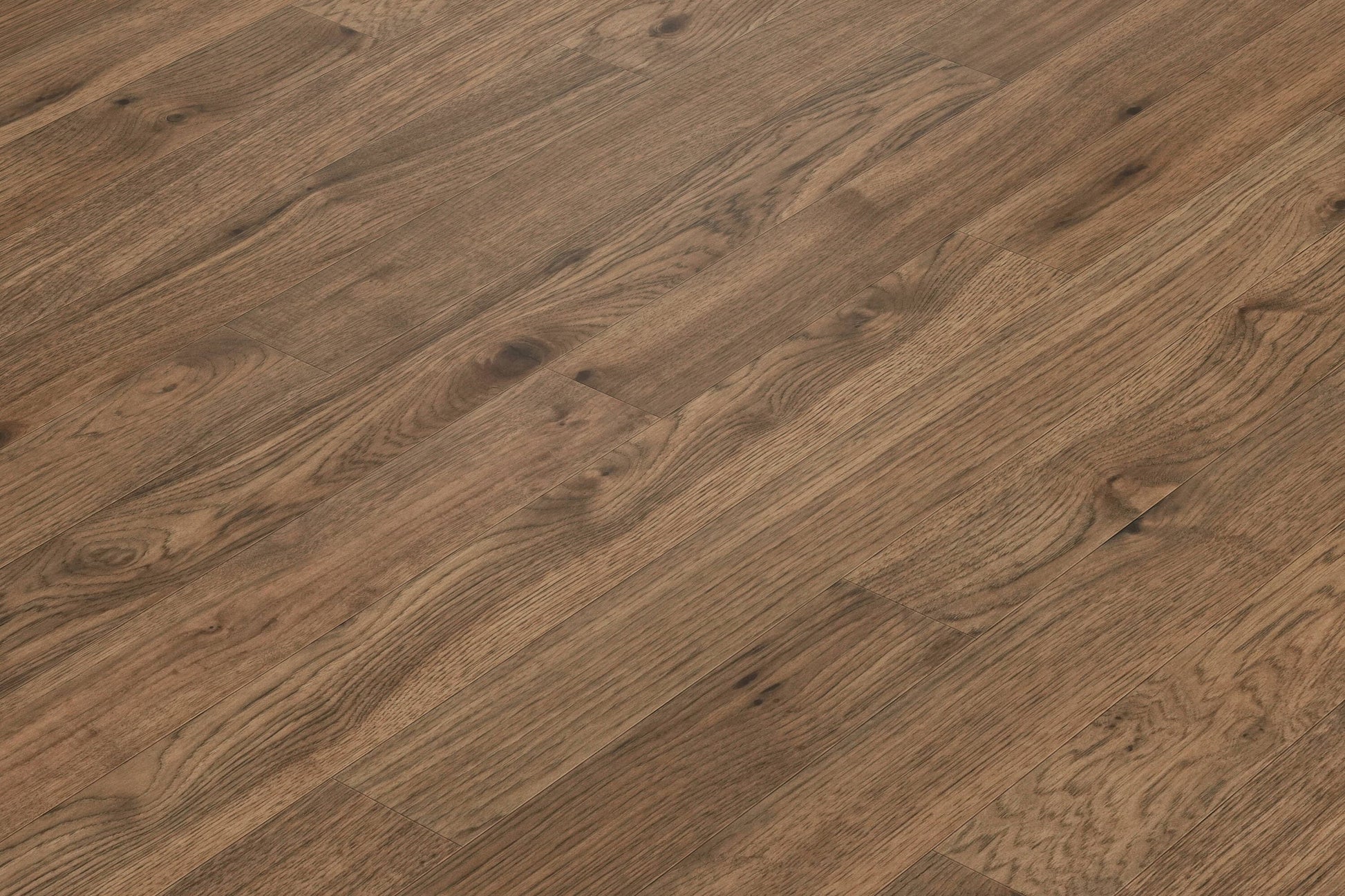 allen + roth Hickory Bromo hardwood flooring — alternate angle