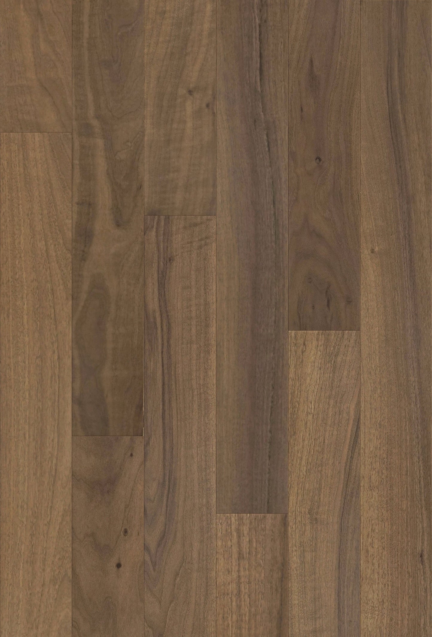 allen + roth Walnut Marseilla hardwood flooring — detail view