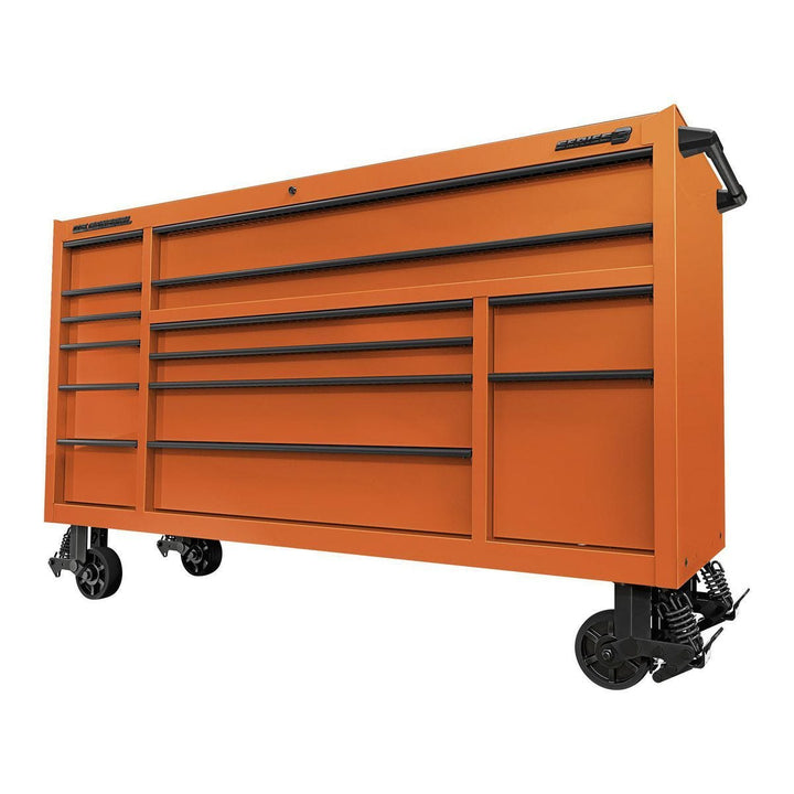U.S. GENERAL 72 in. x 22 in. Triple-Bank Roll Cab, Series 3, Orange