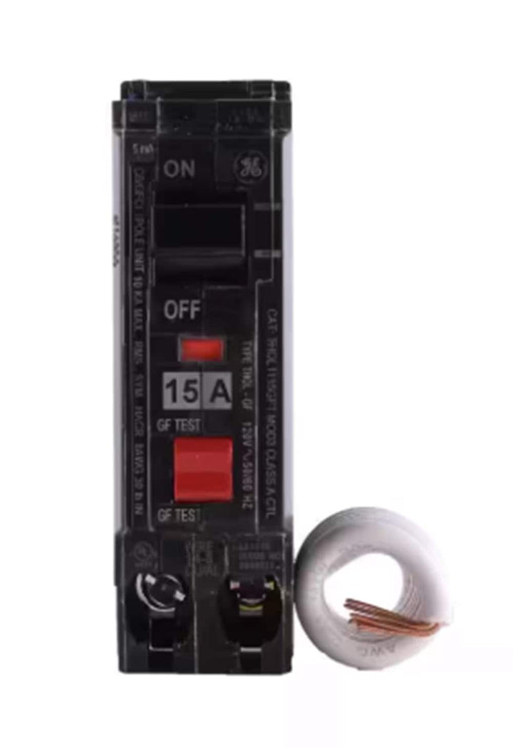 GE Q-Line THQL 15-Amp 1-Pole GFCI Circuit Breaker