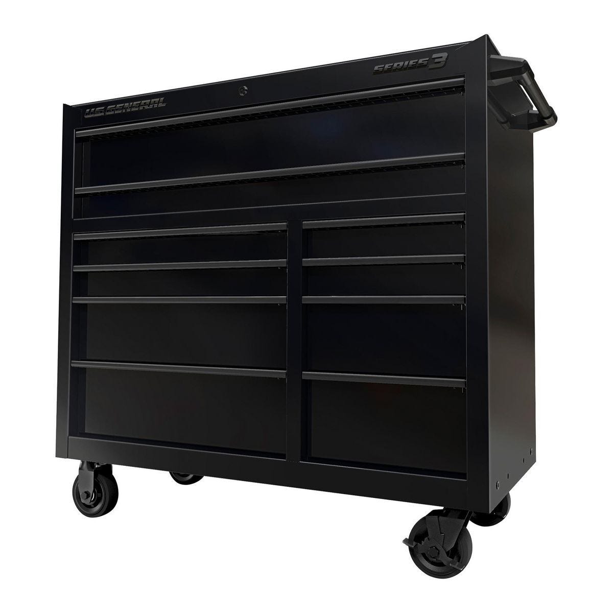 U.S. GENERAL 42 in. x 22 in. Roll Cab, Series 3, Black