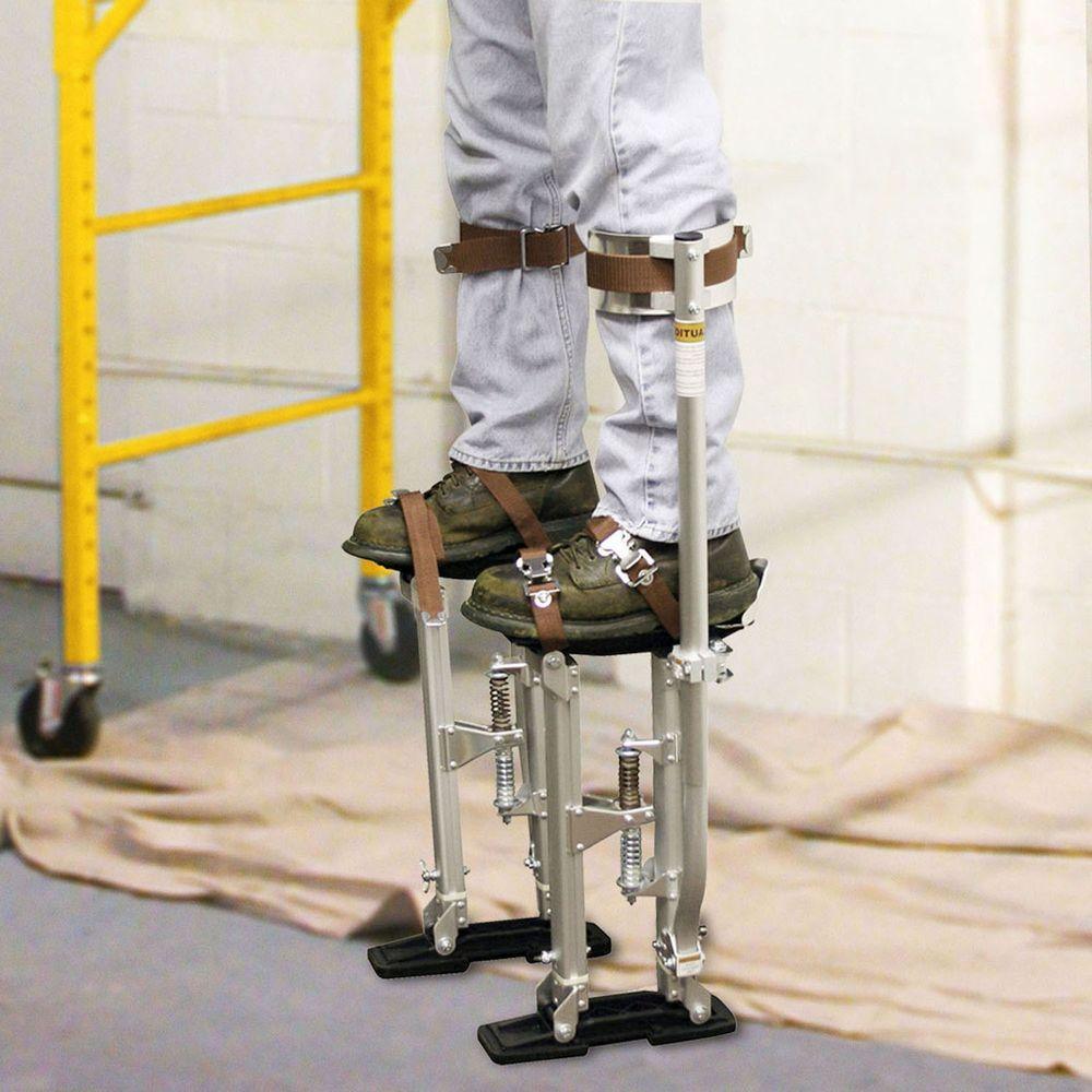 18 in. to 30 in. Adjustable Height Drywall Stilts - Super Arbor