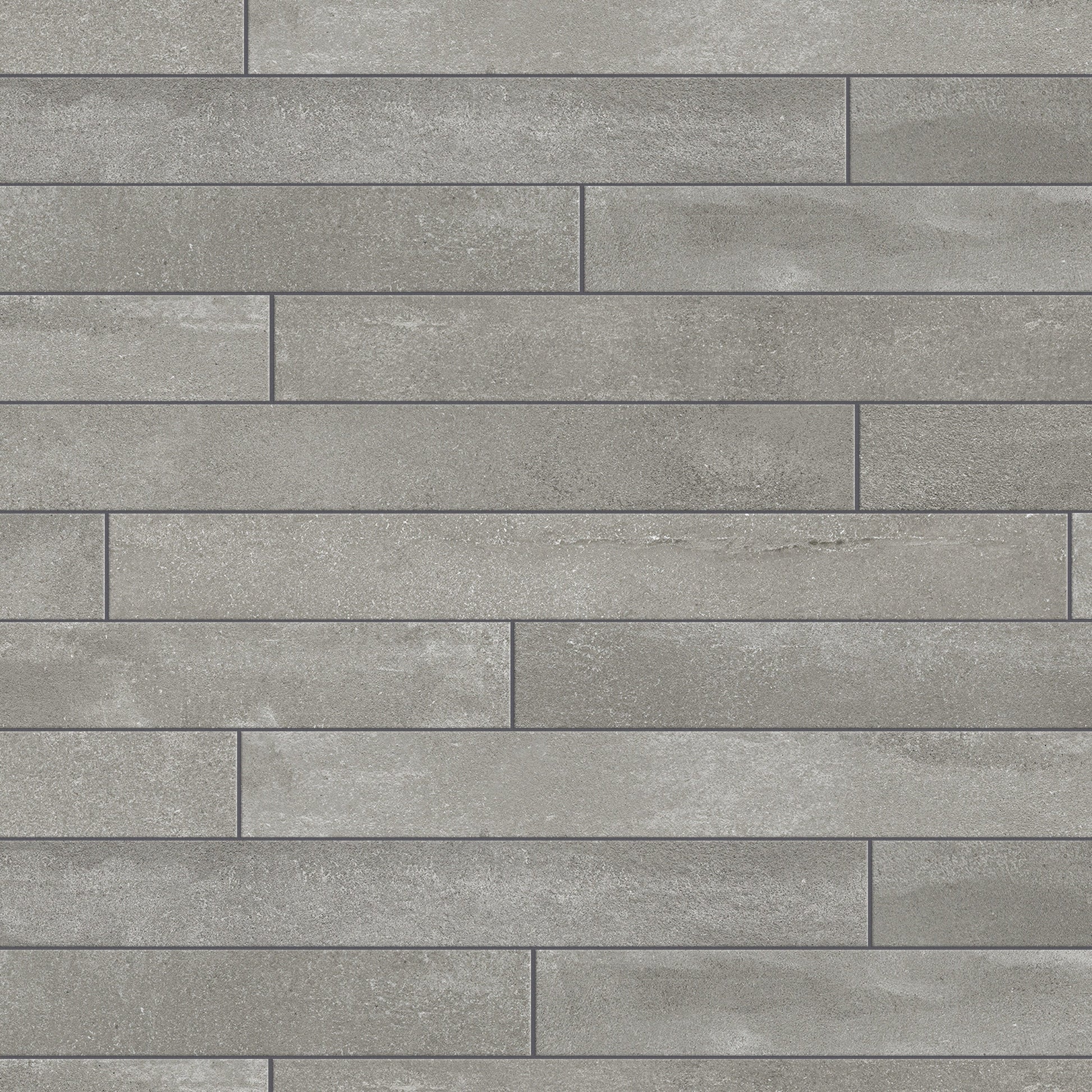 Affinity Tile Tucson Dark Grey 2-in x 18-in Matte Porcelain Cement look Floor and Wall Tile product image
