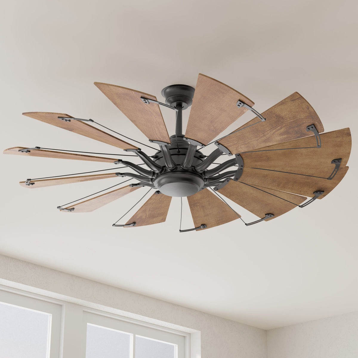 Progress Lighting Springer 60-in Architectural Bronze Indoor Ceiling Fan with Remote (12-Blade)