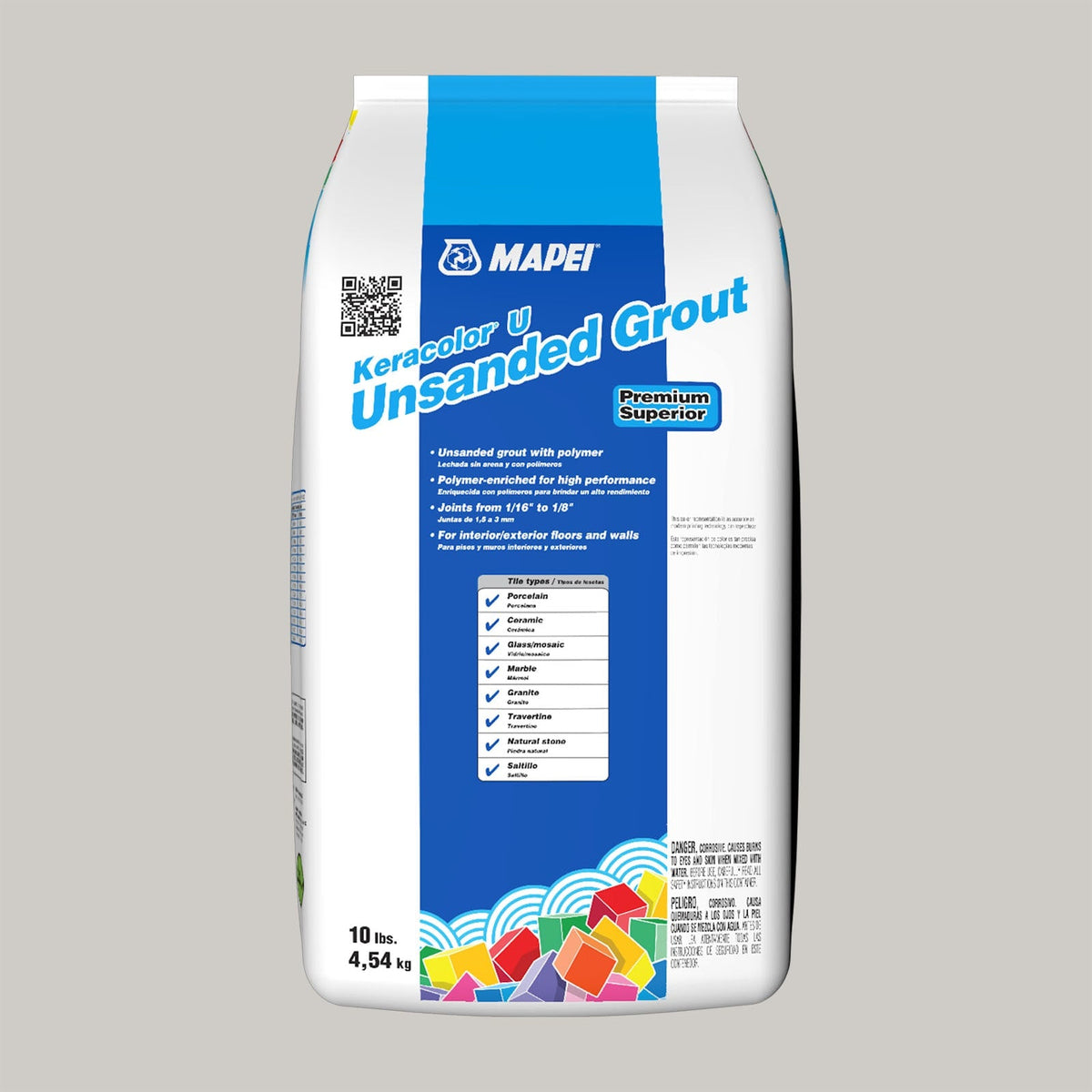 MAPEI Keracolor U Unsanded Grout, Frost #5077 – 10 lb