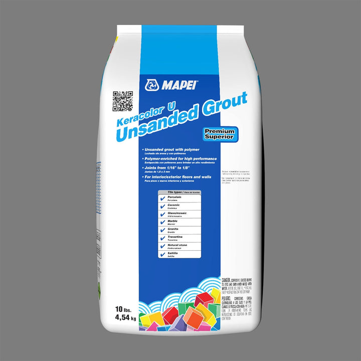 MAPEI Keracolor U Unsanded Grout, 19 Pearl Gray #5019, 10-lb Bag