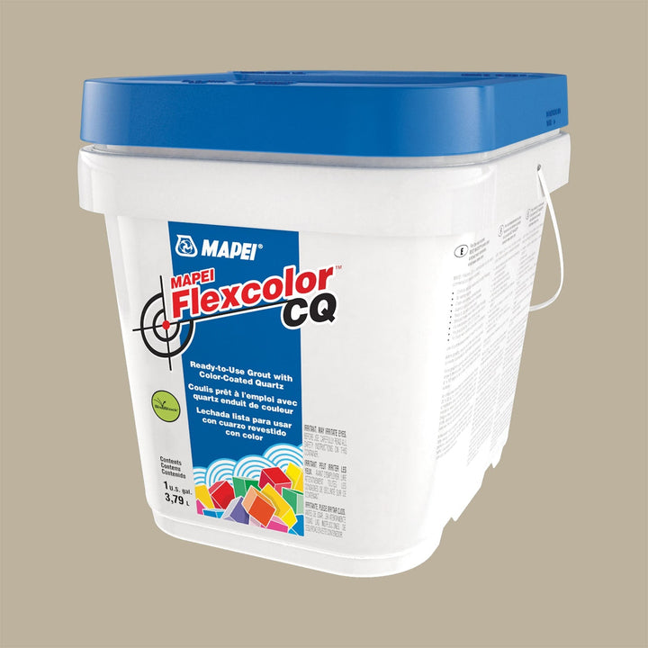 MAPEI Flexcolor CQ Grout, Ivory #5039 — 1 Gallon Ready-to-Use Sanded Acrylic