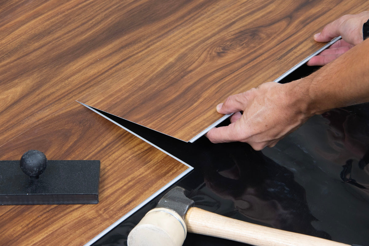 CALI Aqua Tough XL Island Acacia 20-mil x 9-in W x 60-in L Waterproof Interlocking Luxury Vinyl Plank Flooring