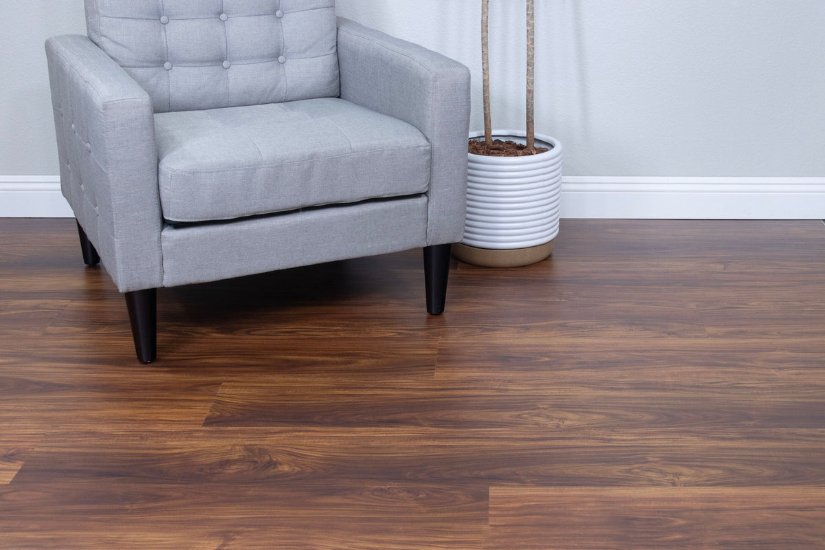 CALI Aqua Tough XL Island Acacia 20-mil x 9-in W x 60-in L Waterproof Interlocking Luxury Vinyl Plank Flooring