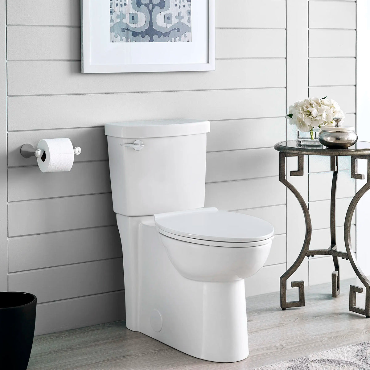 American Standard Clean White WaterSense Elongated Chair Height 2-Piece Toilet, 12-in Rough-In (ADA Compliant)