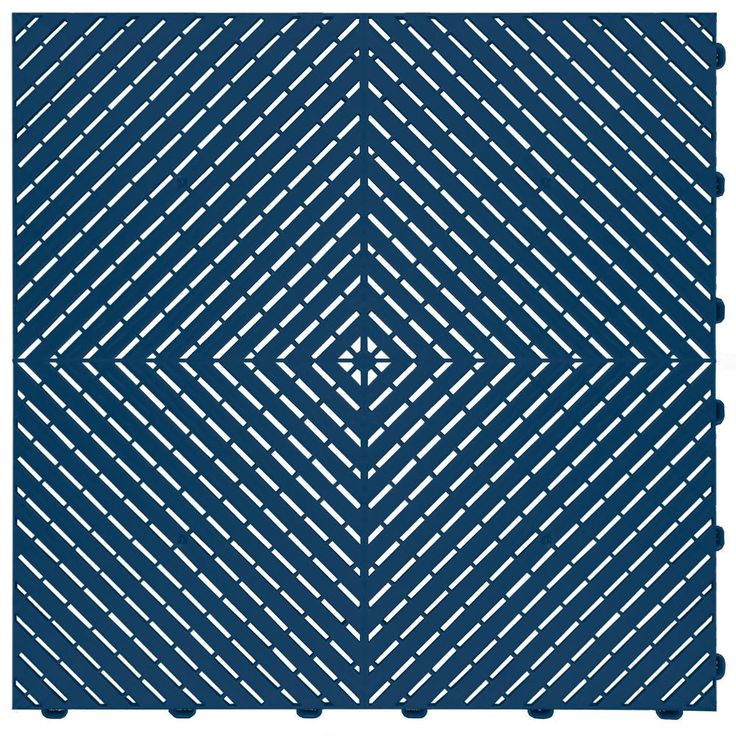Swisstrax 15.75 in. x 15.75 in. Silver Ribtrax Smooth ECO Flooring (6-Tile/pack) (10 sq. ft.)