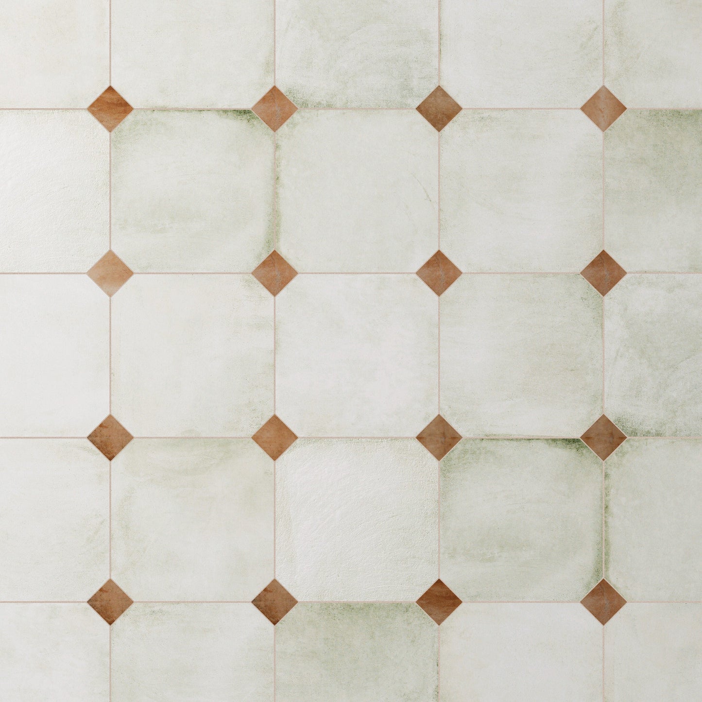 Affinity Tile Laverton Octagon Nieve with Taco Natural 8-in x 8-in Matte Porcelain Cement look Multi-shaped Floor and Wall Tile product image
