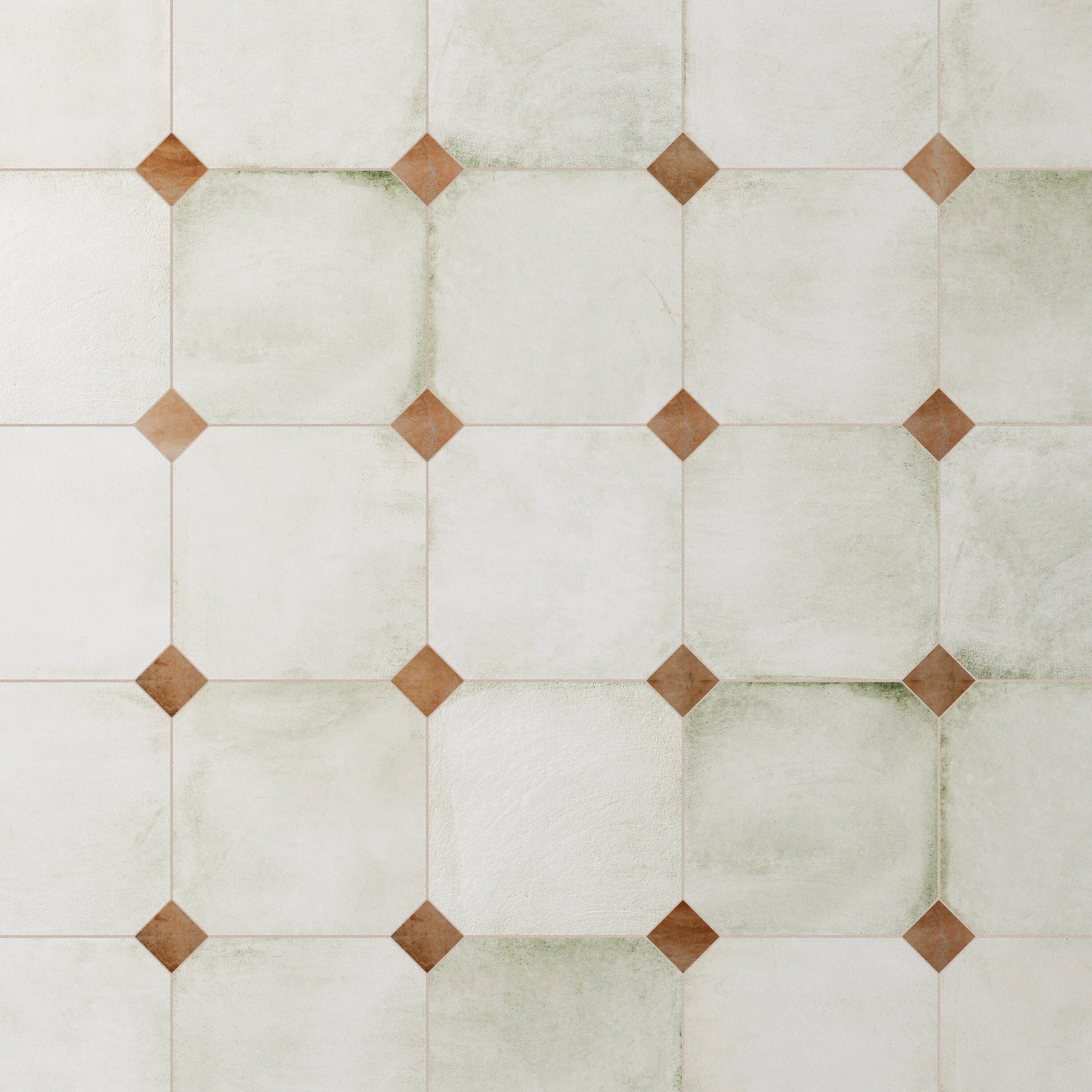 Affinity Tile Laverton Octagon Nieve with Taco Natural 8-in x 8-in Matte Porcelain Cement look Multi-shaped Floor and Wall Tile product image