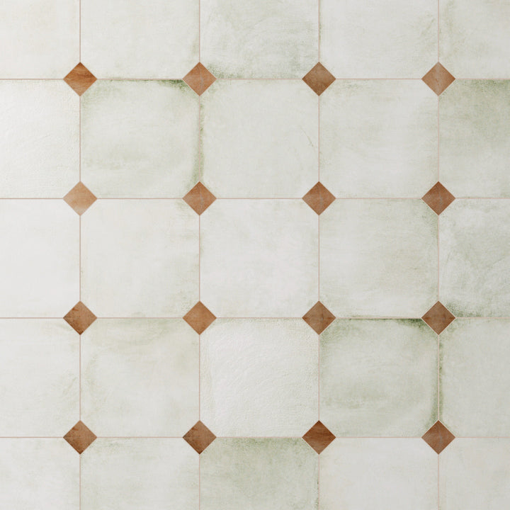 Affinity Tile Laverton Octagon Nieve with Taco Natural 8-in x 8-in Matte Porcelain Cement look Multi-shaped Floor and Wall Tile product image