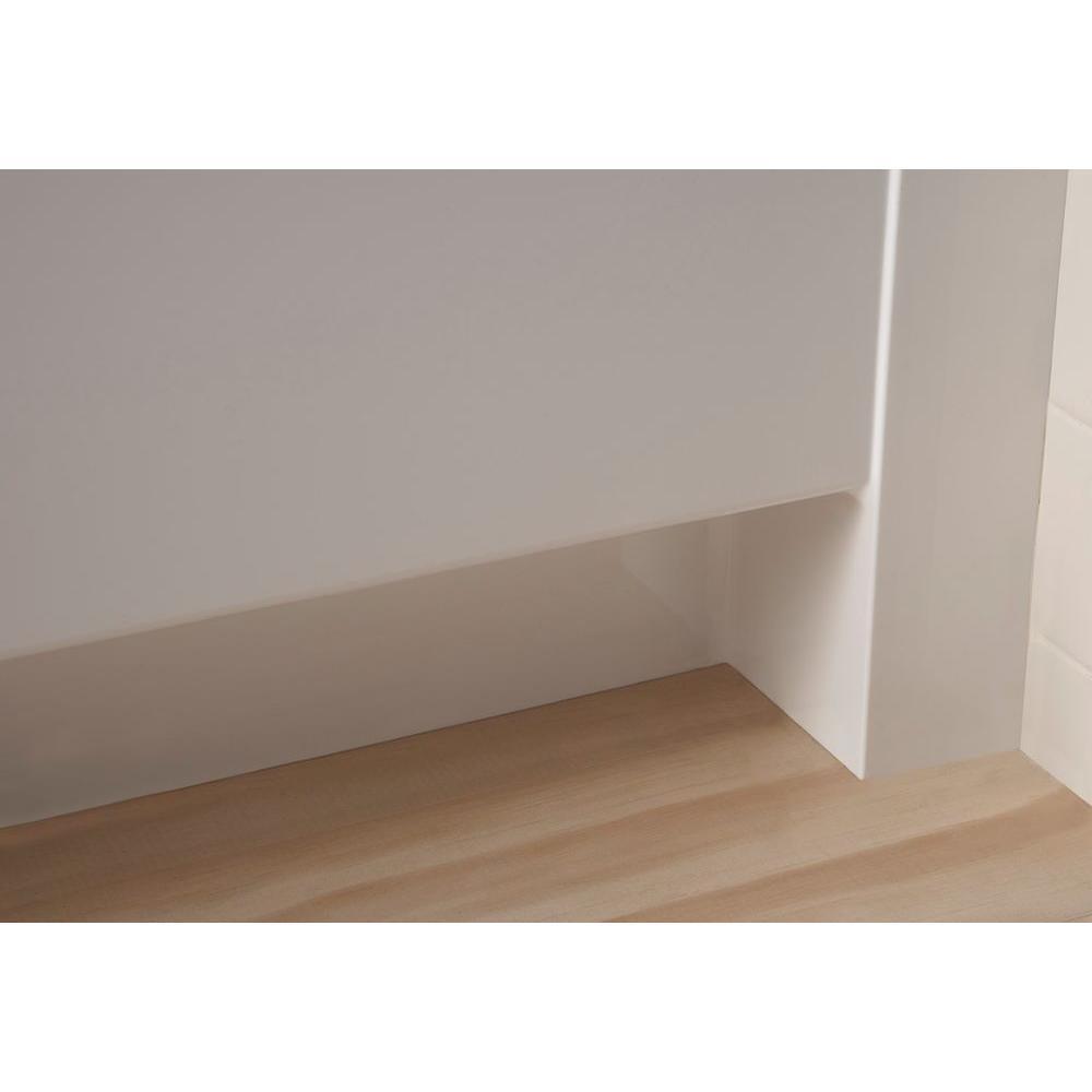 Lawson 5 ft. Rectangular Drop-in Reversible Drain Decked Bathtub in White - Super Arbor