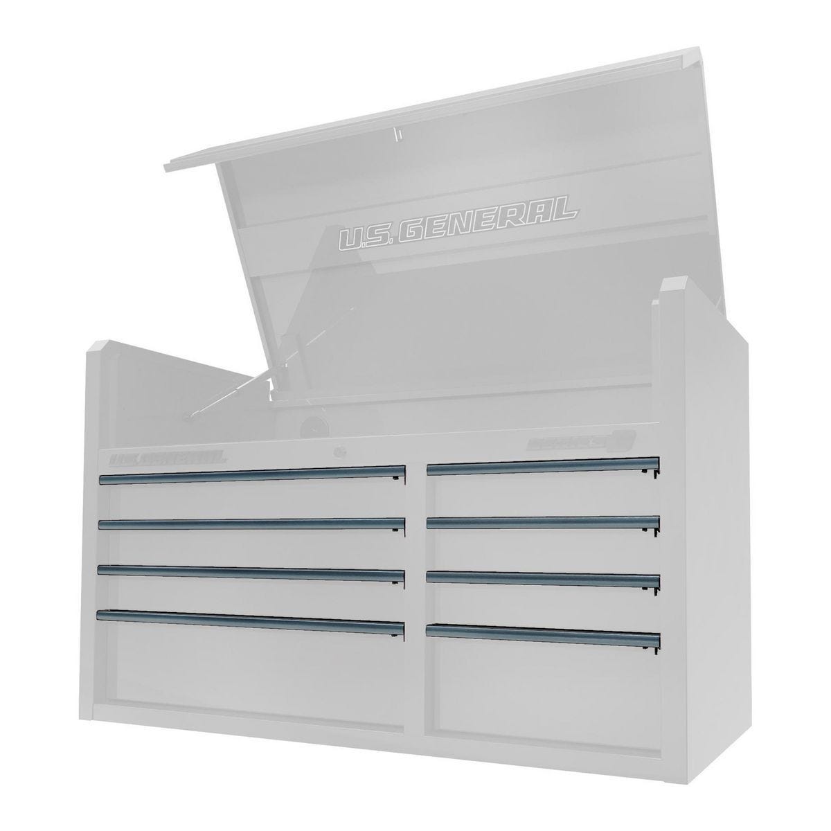 U.S. GENERAL Titanium Trim Kit for Series 3 42 in. Top Chest