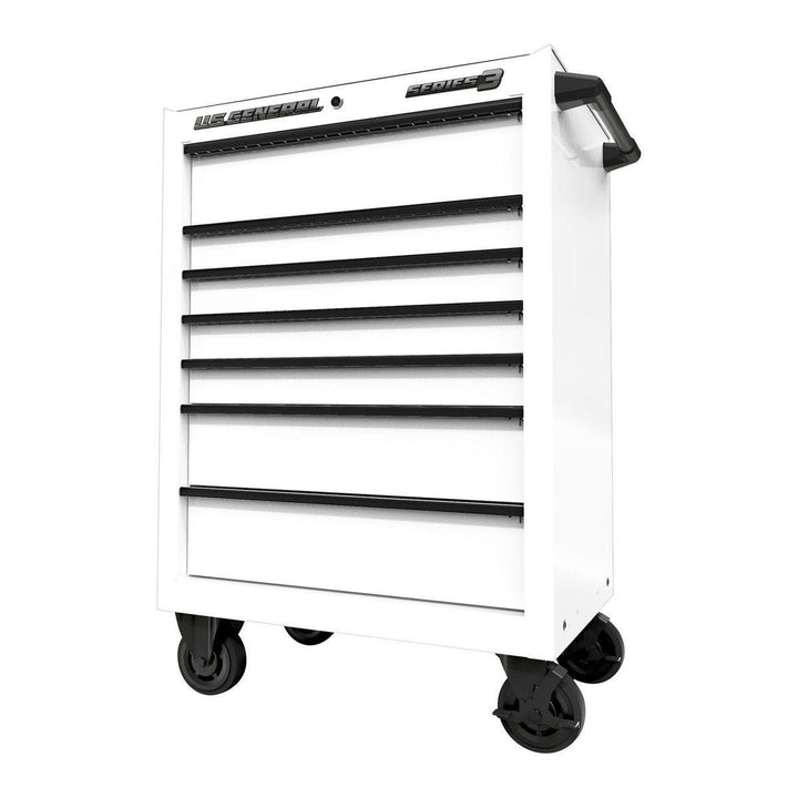 U.S. GENERAL 27 in. x 22 in. Roll Cab, Series 3, White