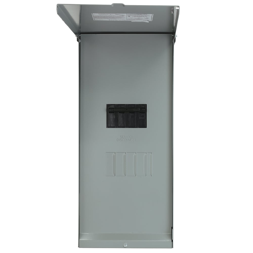 Midwest MW 200-Amp 4-space load center - front view