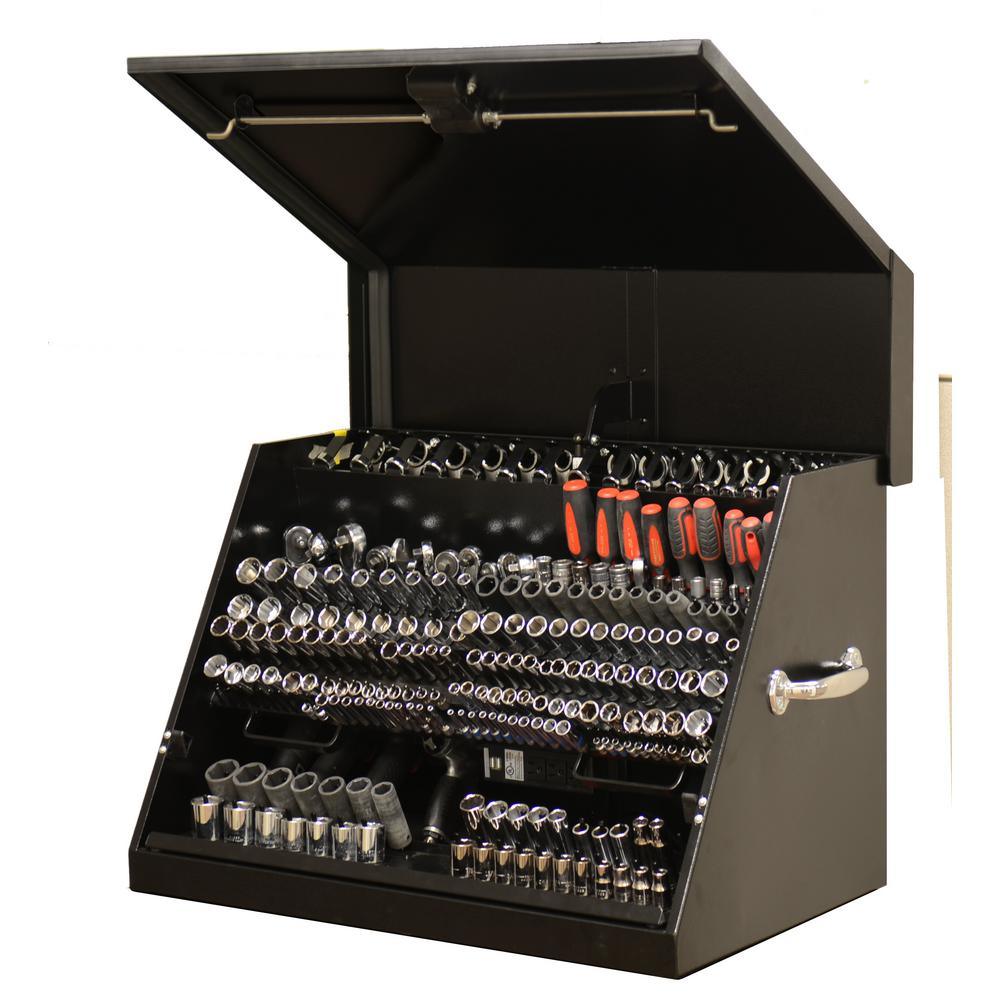 Deluxe Extreme Portable Workstation 30 in. 0-Drawer Top Chest in Black - Super Arbor