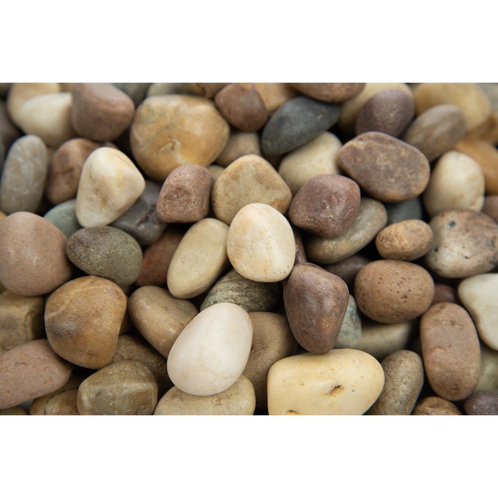 Ash Beach 0.5 cu. ft. River Rock approx. 40 lbs. Bag - Super Arbor