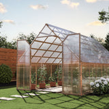 AmeriLux International MultiLite 3-ft x 8-ft Ribbed Clear Polycarbonate Roof Panel, 6mm Multiwall