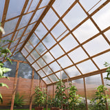 AmeriLux International MultiLite 3-ft x 8-ft Ribbed Clear Polycarbonate Roof Panel, 6mm Multiwall