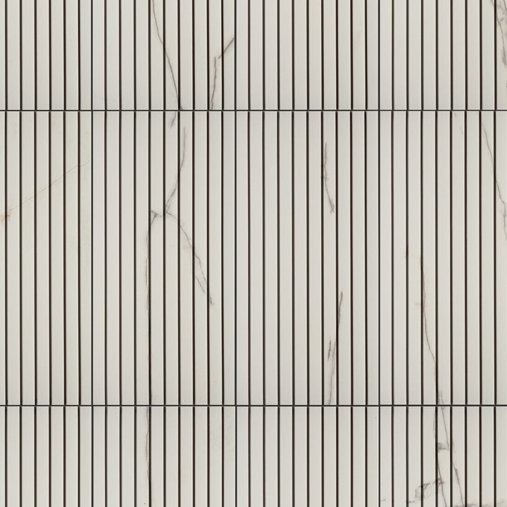 Affinity Tile Istanbul Strata Day 7-in x 14-in Multi-finish Porcelain Marble look Floor and Wall Tile product image