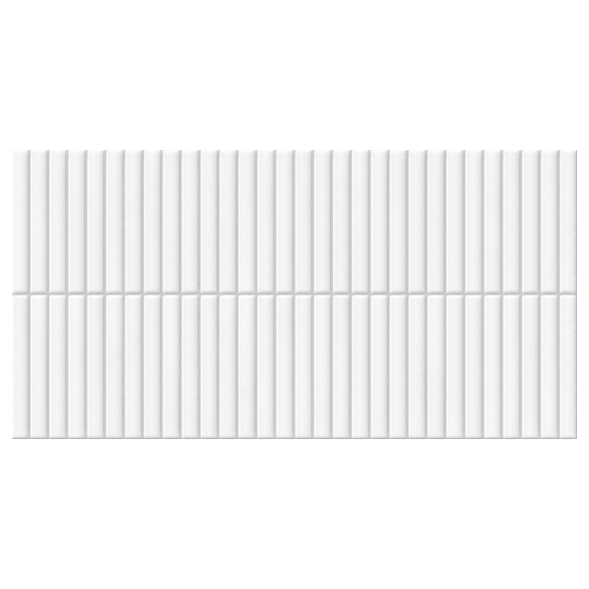 Giorbello Lingot White 12-in x 24-in Glazed Porcelain Subway Wall Tile product image