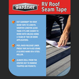 Gardner RV Roof Seam Tape, 4 in x 25 ft Roll