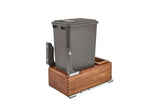 Rev-A-Shelf 35-Quart Plastic Soft Close Pull Out Trash Can