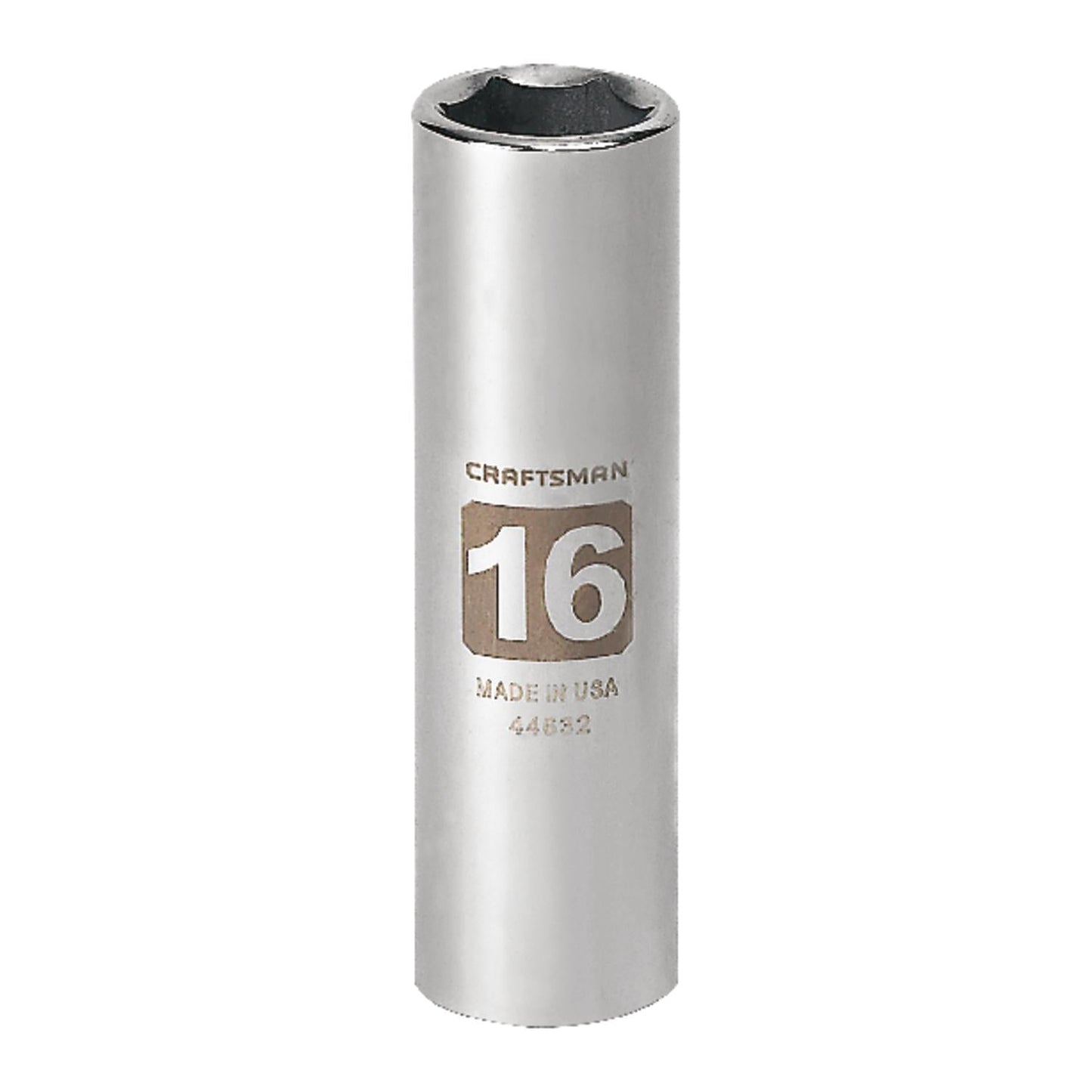 Craftsman 16mm Metric Deep Socket - 1/2" Drive, 6 Point