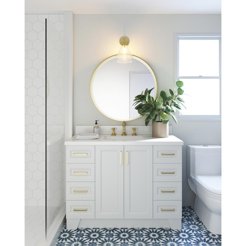 Taylor 48 in. W Vanity Cabinet Only in White - Super Arbor
