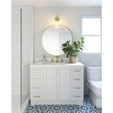 Taylor 48 in. W Vanity Cabinet Only in White - Super Arbor