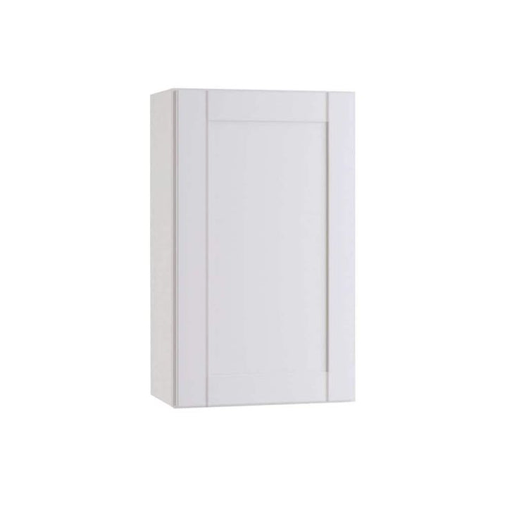 Home Decorators Collection Washington Vesper White Plywood Shaker Assembled Wall Kitchen Cabinet Soft Close Left 21 in W x 12 in D x 42 in H