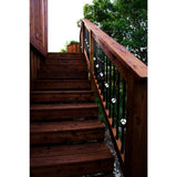 26 in. Black Linear Lighted Baluster (2-Pack) - Super Arbor