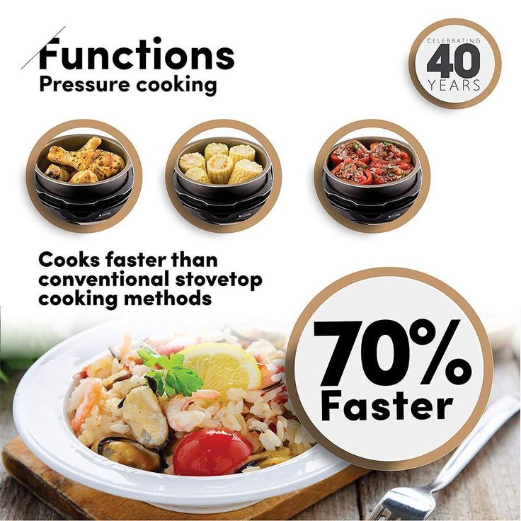 Professional 3.5 Qt. Stainless Steel Electric Pressure Cooker