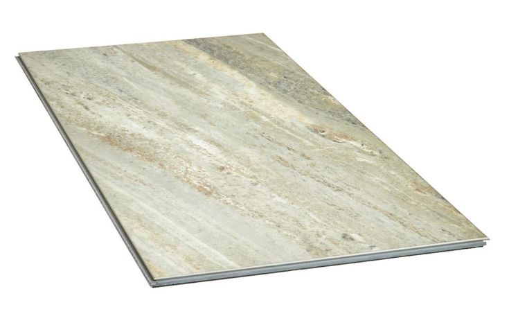 Shaw 8-Piece 12-in x 24-in Limestone Interlocking Vinyl Tile