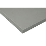 73 in. W x 22 in. D x 0.75 in. H Quartz Vanity Top in Earth Gray with White Basins - Super Arbor