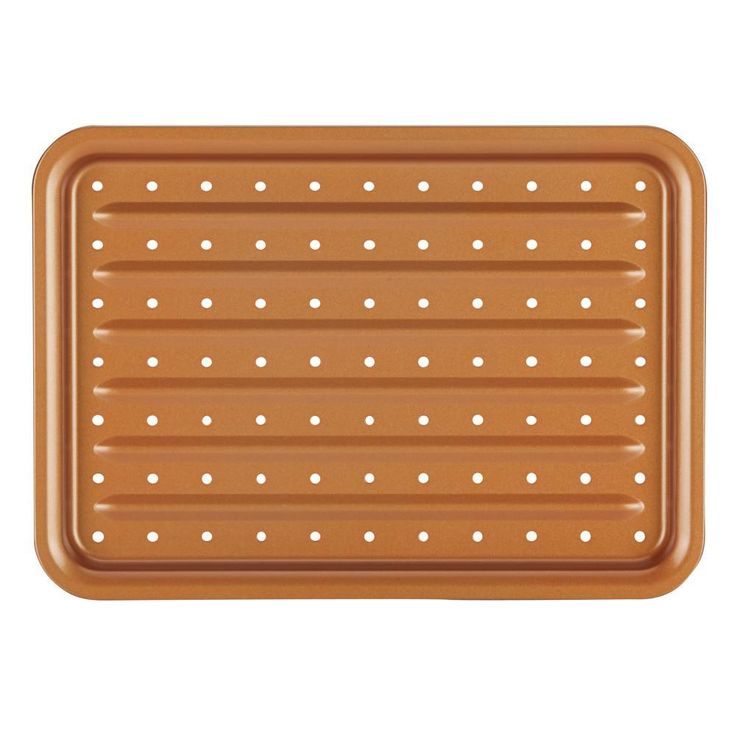 Ayesha Bakeware Toaster Oven Baking Set, Copper, 4-Piece