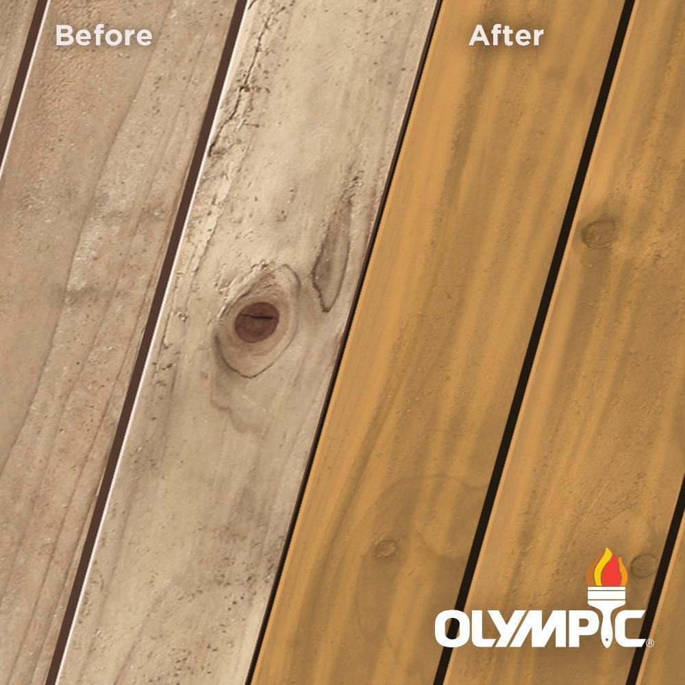 Olympic Maximum 1 gal. Cedar Naturaltone Semi-Transparent Exterior Stain and Sealant in One - Super Arbor