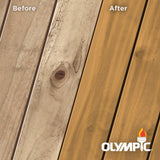 Olympic Maximum 1 gal. Cedar Naturaltone Semi-Transparent Exterior Stain and Sealant in One - Super Arbor