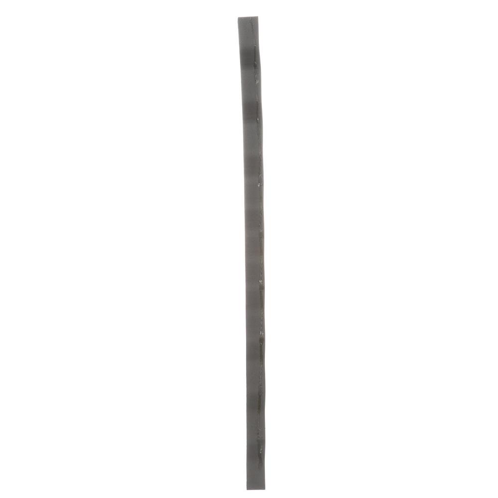 2 ft. Closure Strip Foam Corrugated Roof Accessory in Black