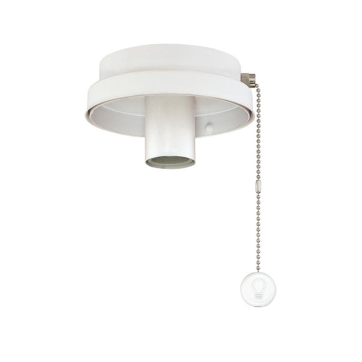 Matte White Ceiling Fan Low Profile LED Light Kit