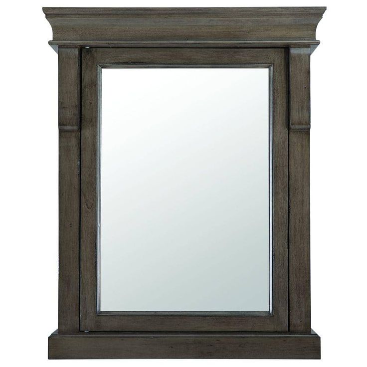 Home Decorators Collection Naples 25 in. W x 31 in. H Rectangular Medicine Cabinet with Mirror