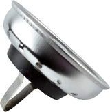 Keeney K5419 3.5-in Stainless Steel Kitchen Sink Basket Strainer, Spring-Style, Includes Lock Mount, Nuts & Washers