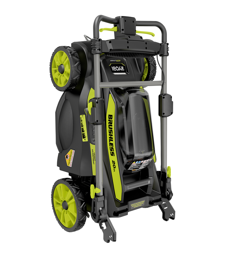 RYOBI 20 in. 40-Volt Brushless Lithium-Ion Cordless Self-Propelled Lawn Mower with 5.0 Ah Battery and Charger