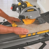 DEWALT 10-in 15-Amp Wet Tabletop Sliding Table Tile Saw