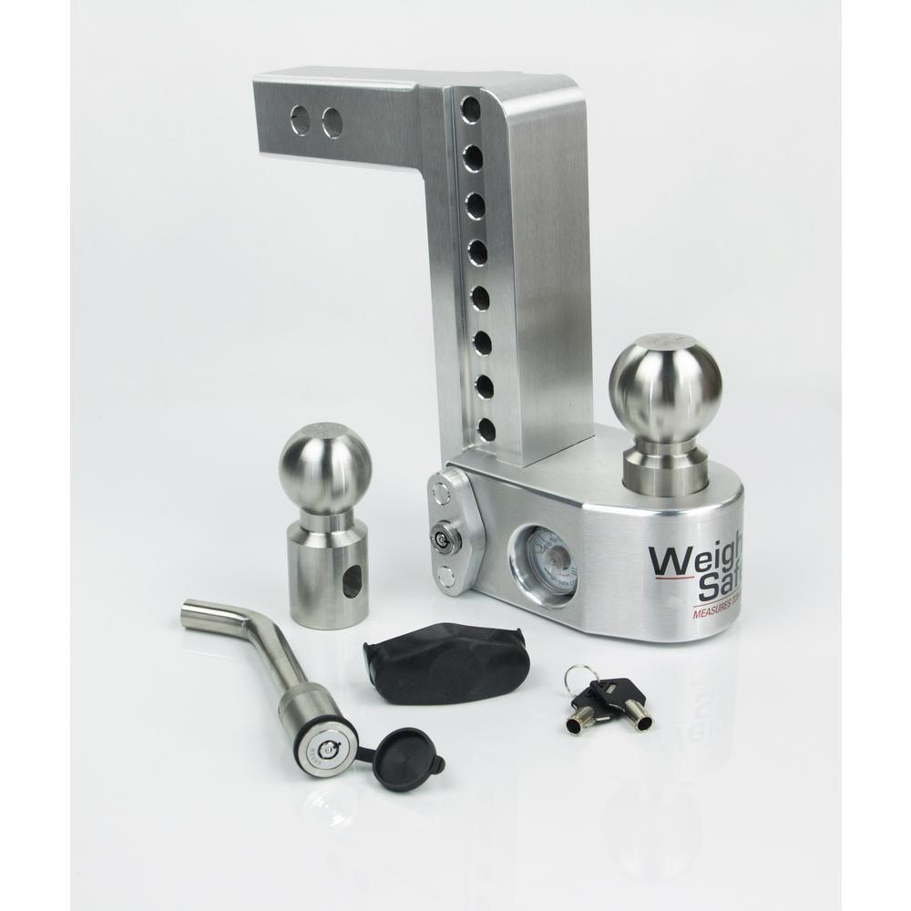 Weigh Safe 8 in. Drop Adjustable Class V Ball Mount - Super Arbor