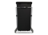 Rev-A-Shelf 35-Quart Plastic Soft-Close Pull-Out Trash Can, Chrome Frame