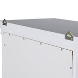 Hampton Harbor 22 in. W x 10 in. D x 67-1/2 in. H Linen Cabinet in White - Super Arbor